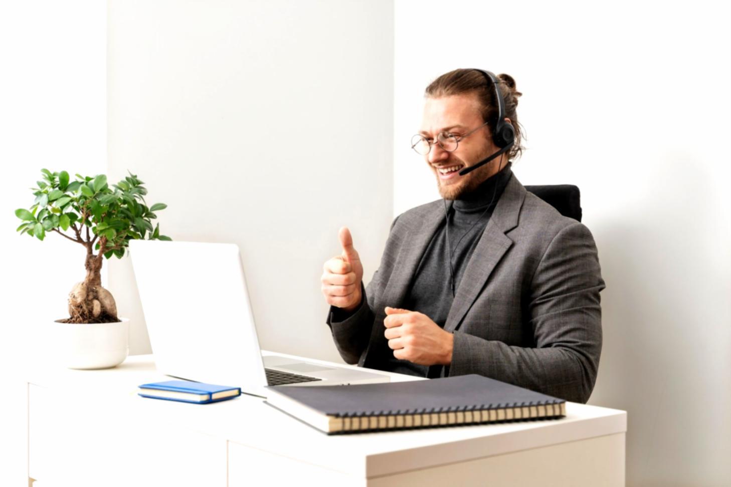 Ambiente de trabajo colaborativo en sesión de formación